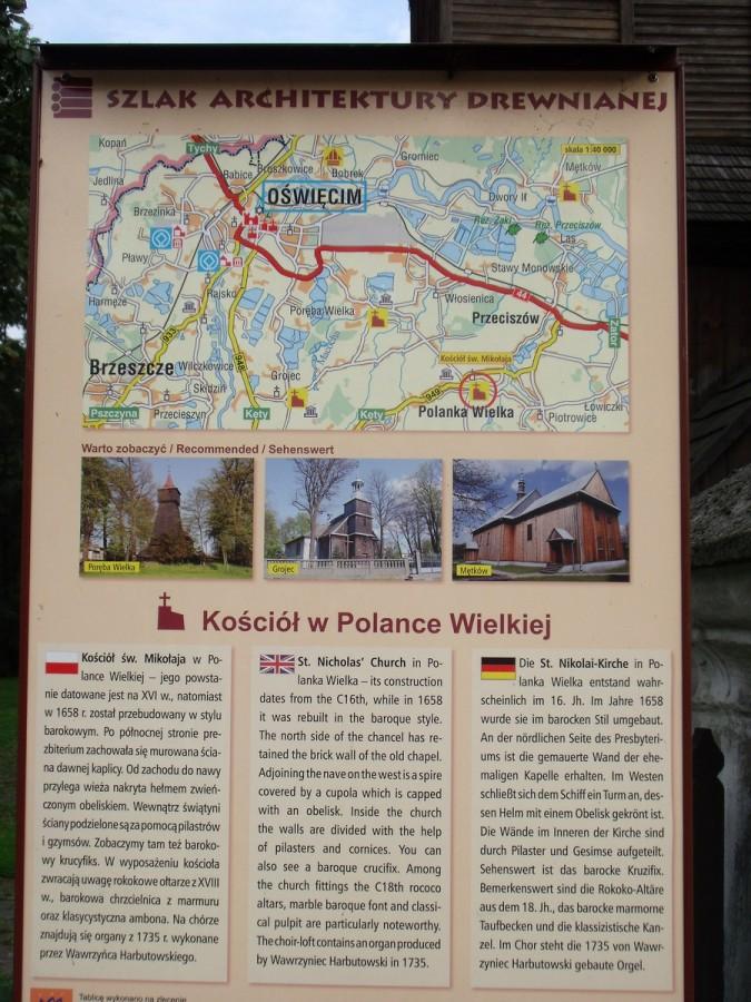 Szlak Architektury Drewnianej, kolejny cel Poręba Wielka