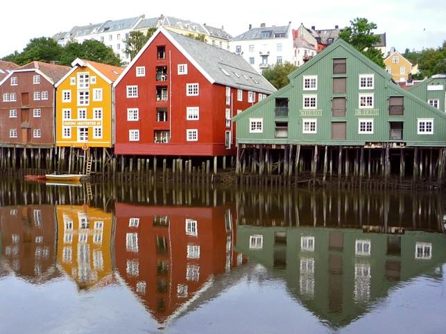 Nadbrzeże w Trondheim