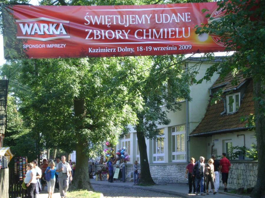 Jedna z uliczek w Kazimierzu Dolnym