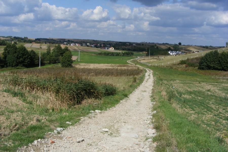 Podjazd koło koników