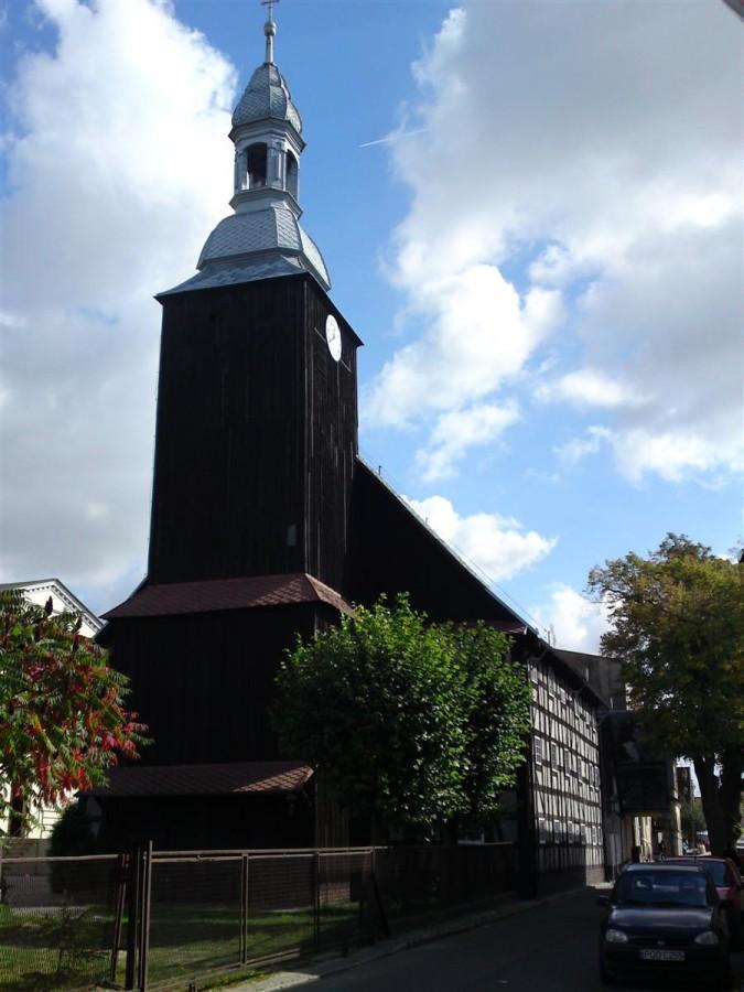 Szachulcowy kościół poewangelicki z XVIII wielu dziś muzeum pożarnictwa