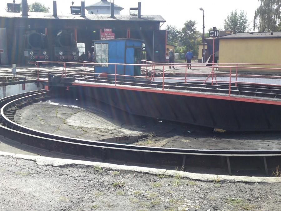 Budynek parowozowni oraz obrotnica