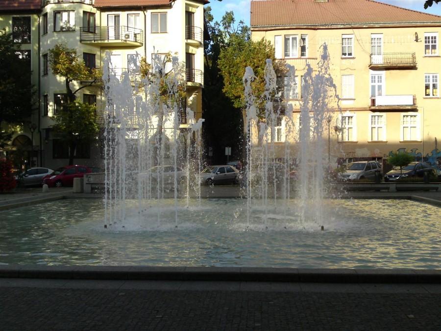 Fontanna na placu bohaterów,