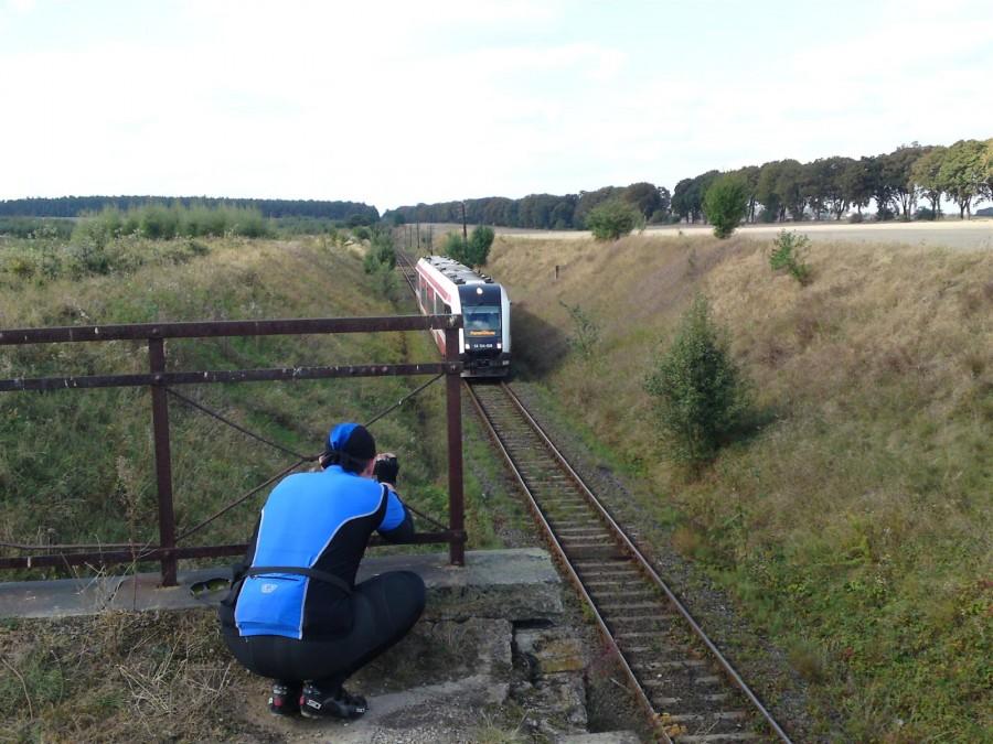 Szynobus w okolicach Wir