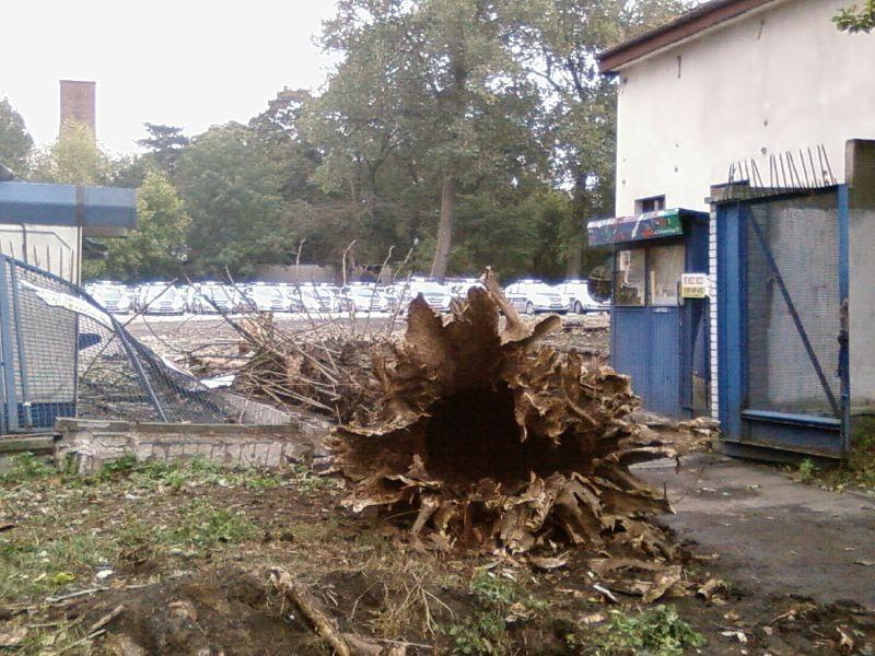 Policyjny parking przy al. Politechniki