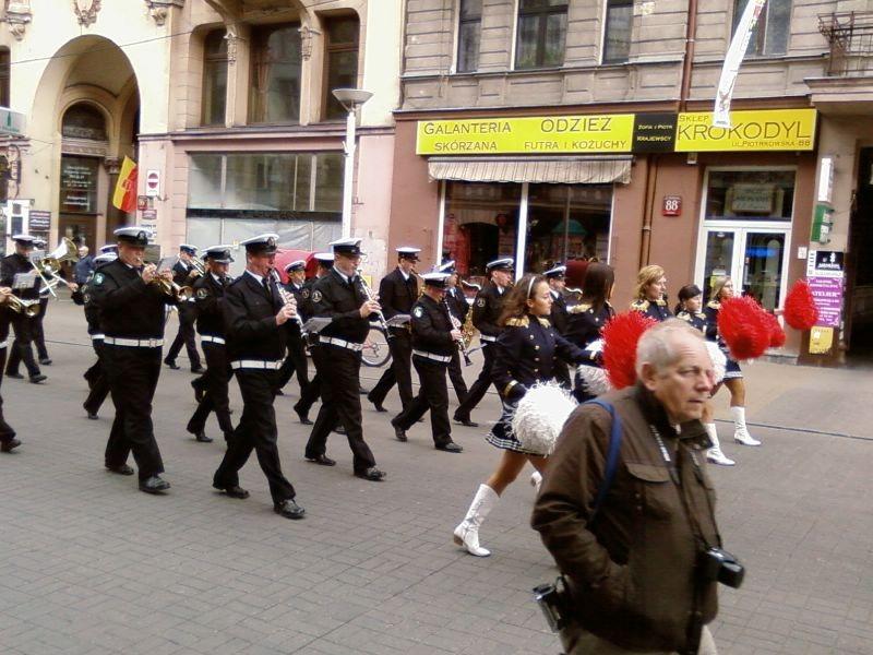 Parada z okazji finału ME w siatkowce kobiet