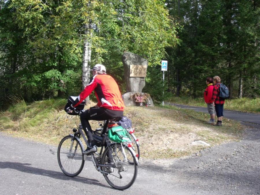 Rozwidlenie ściezek rowerowych
