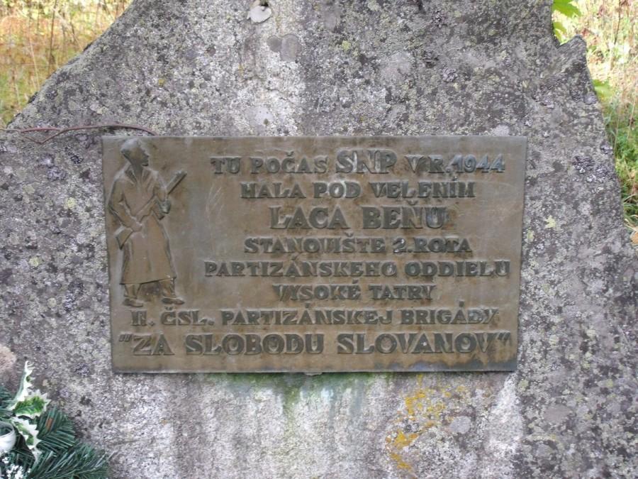 Tablica w Dolinie Cichej
