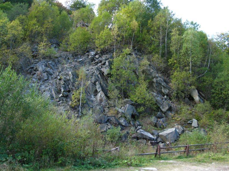 Był i kamieniołom.