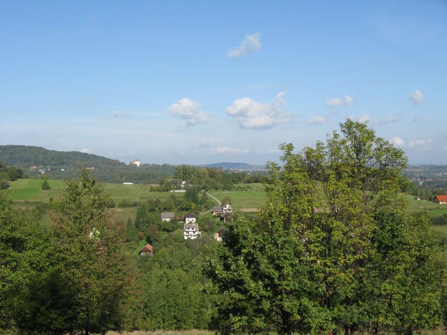 Widok z pierwszego podjazdu