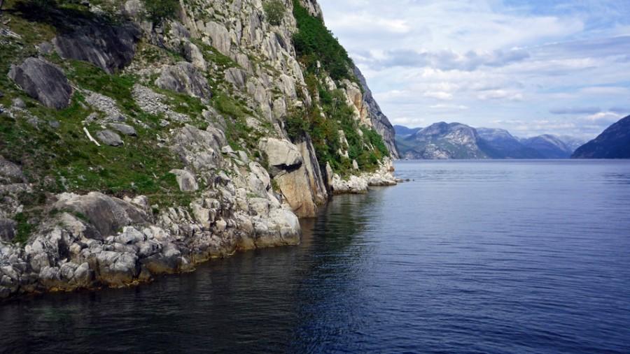 Lysefjorden z pokładu