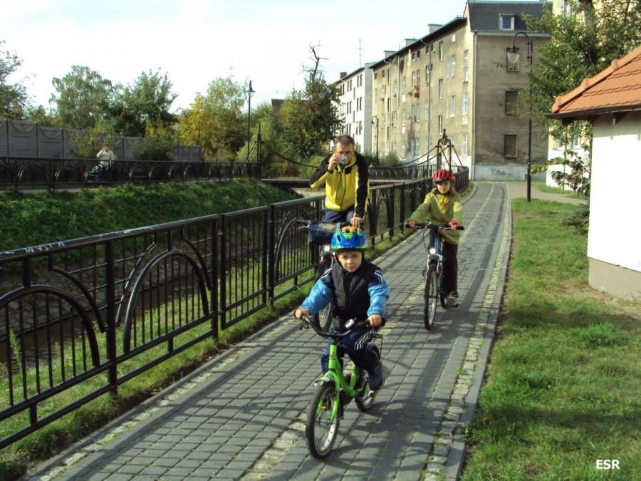 Rowerowa rodzinka.