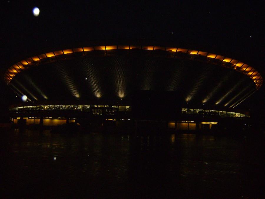 Katowice-SPODEK nocą
