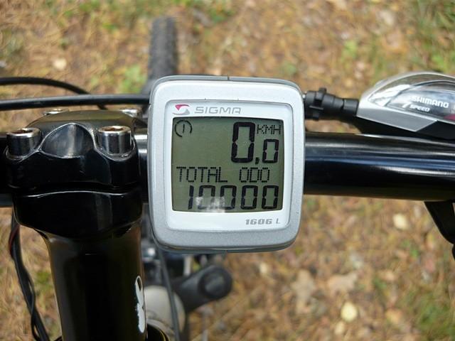 10000 km przebiegu mojego roweru