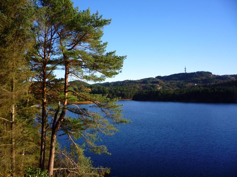 Eidvinsvatnet jesienią