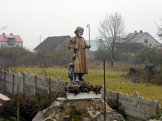 Figura św. Rocha w Lipnikach