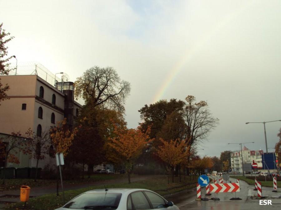 Jesienna tęcza.