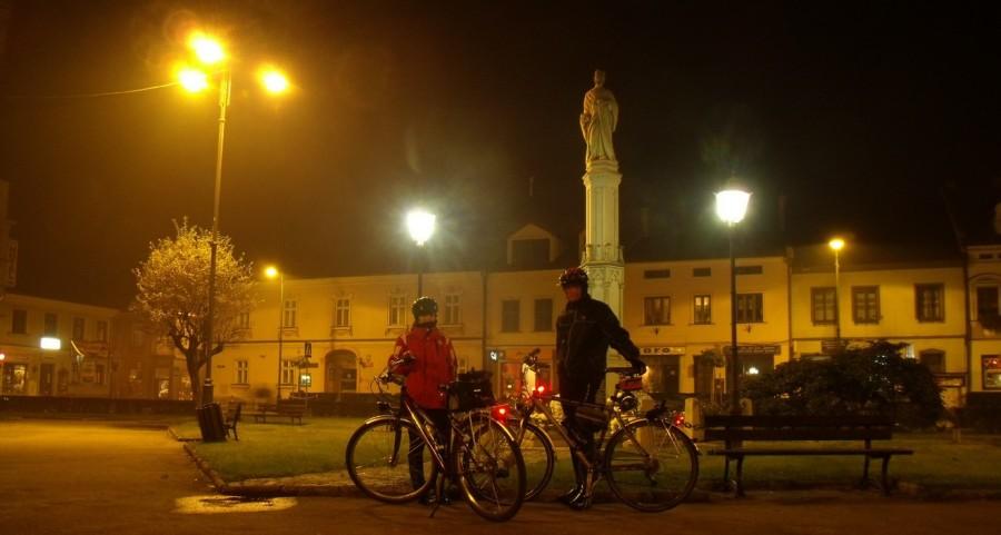 na rynku w Kętach