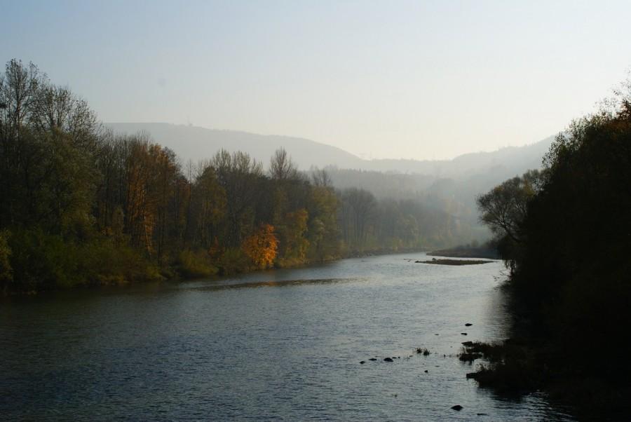 Żar widziany z mostu na Sole