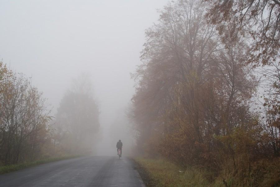 Piotrek rozpływa się we mgle