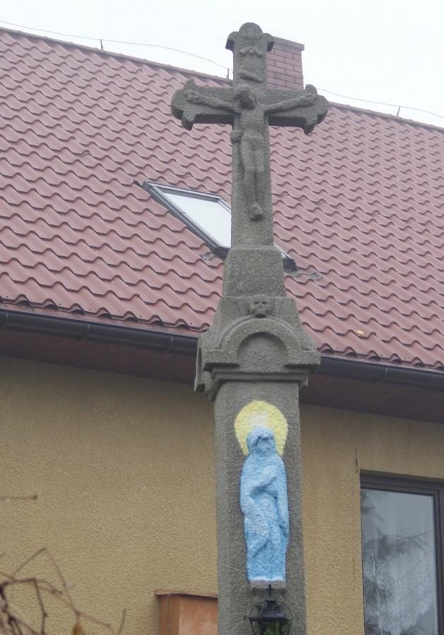 Krzyż z czaszką w Bestwinie