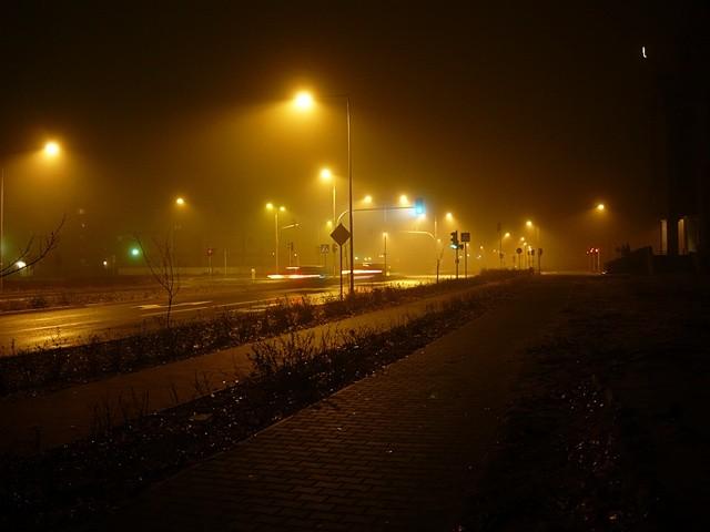 Mgła w Ostrołęce