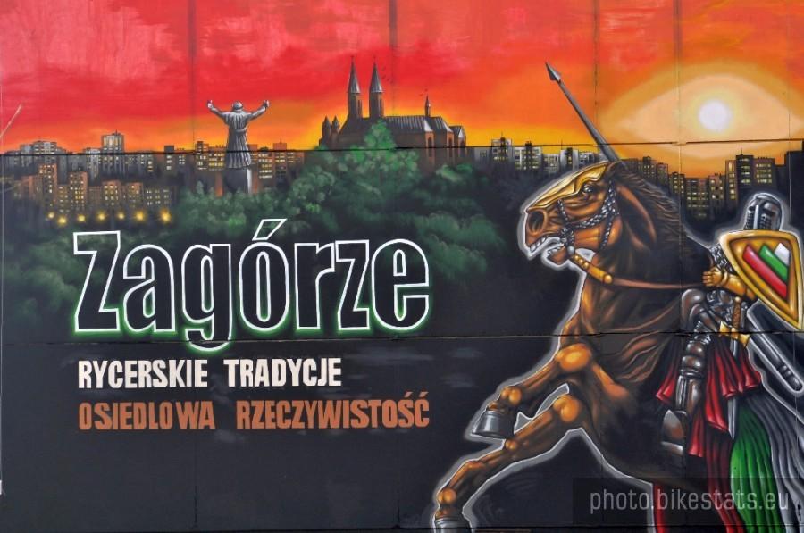 Akcja kibiców "Malujemy Zagłębie Dąbrowskie"