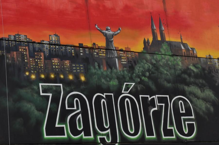Akcja kibiców "Malujemy Zagłębie Dąbrowskie"