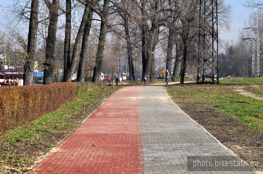 Nowa ścieżka rowerowa w Parku Środula