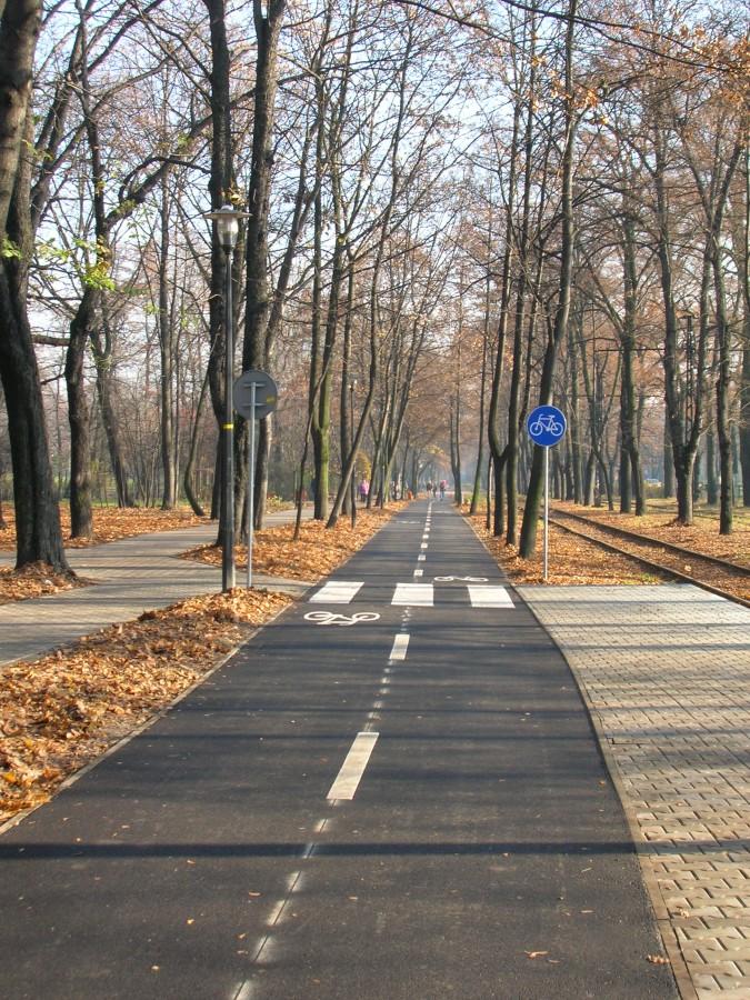 Droga rowerowa Park Miejski w Bytomiu