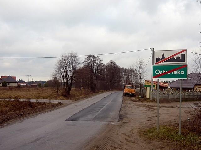 Remont drogi Ostrołęka - Łęg Przedmiejski