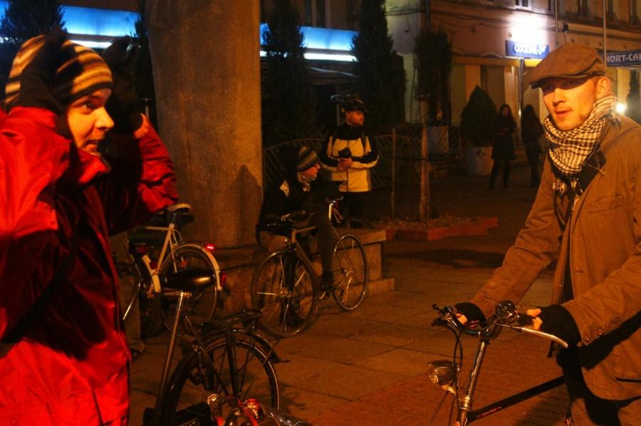 Łódzka Masa Krytyczna Listopad 2009 Pasaż Schillera