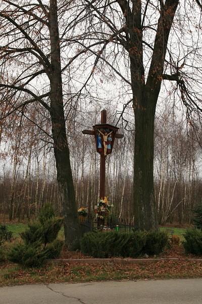 Krzyż na drodze do Wegielnicy
