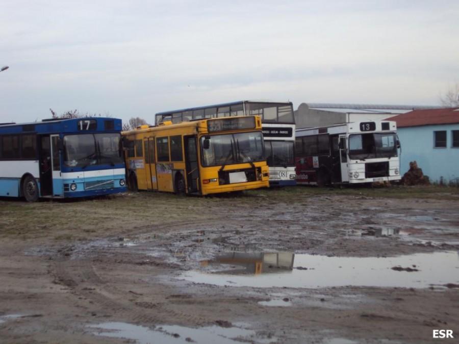 Zajezdnia autobusowa.