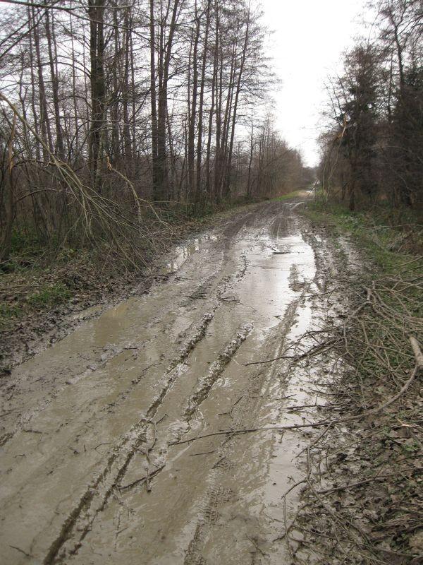 Myślałem, że błota już nie będzie.