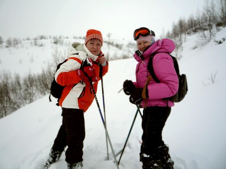 På skitur :)