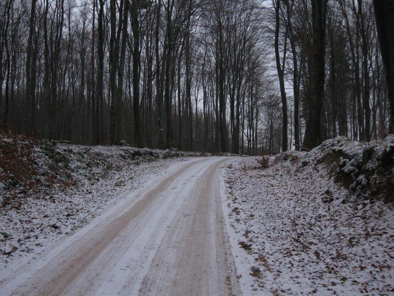 Śniegu niewiele.
