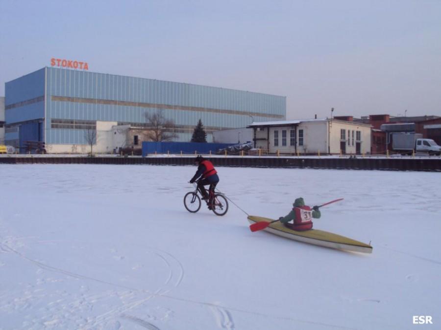 Wyścig rowerowo kajakowy