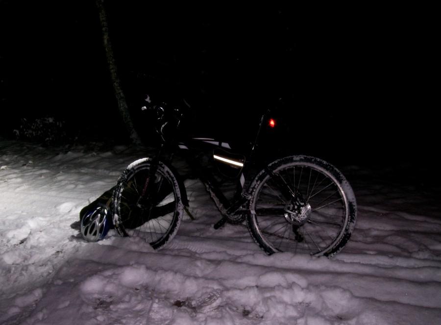 Przejechany przez rower :P