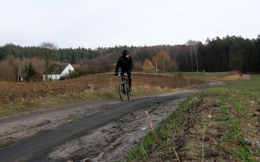 Biker na trasie