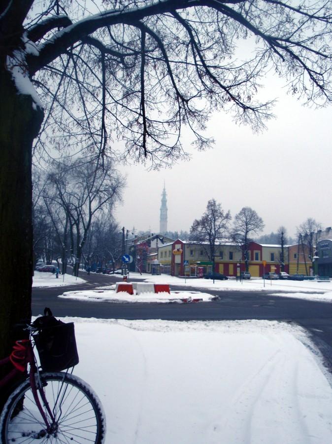 Z Jasna Góra w tle
