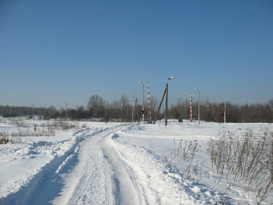 Konstancin - ul. Wąska, przejazd kolejowy