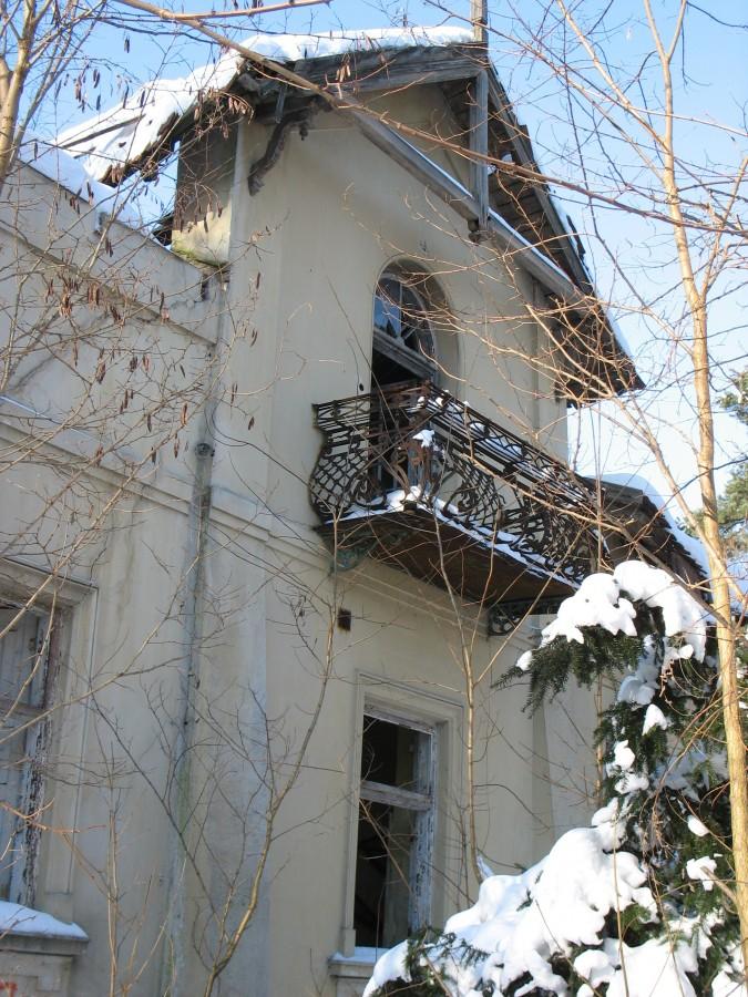 Konstancin - willa Jezioranka, balkon od strony ogrodu