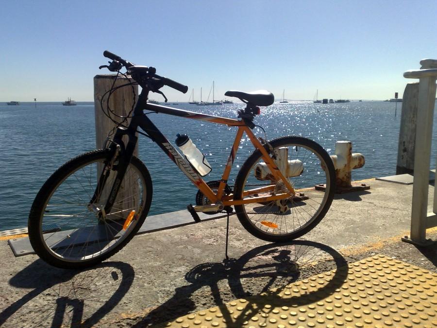 Rower nad wodą [North Stradbroke Island, QLD, Australia]