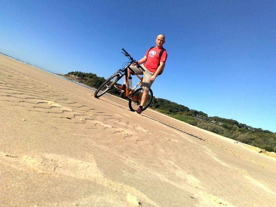 Na plaży na North Stradbroke Island [North Stradbroke Island, QLD, Australia]