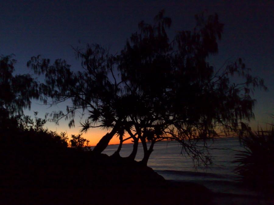 Zachód słońca nad Oceanem Spokojnym [North Stradbroke Island, QLD, Australia]