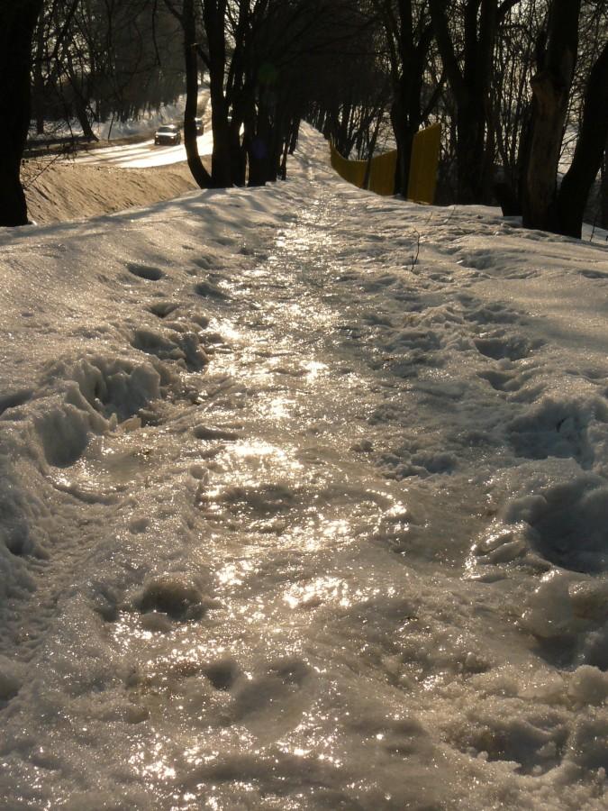 Nawierzchnia na ścieżce rowerowej... :P