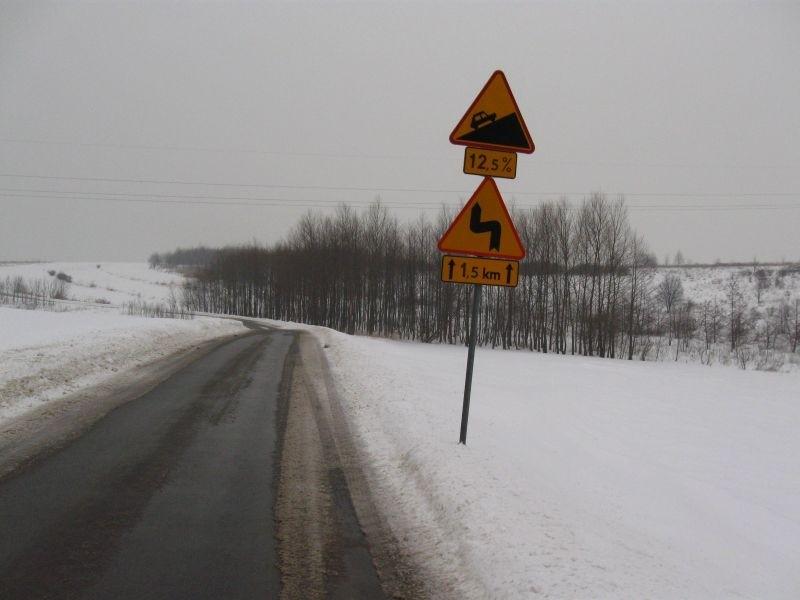 W stronę Niechobrza.
