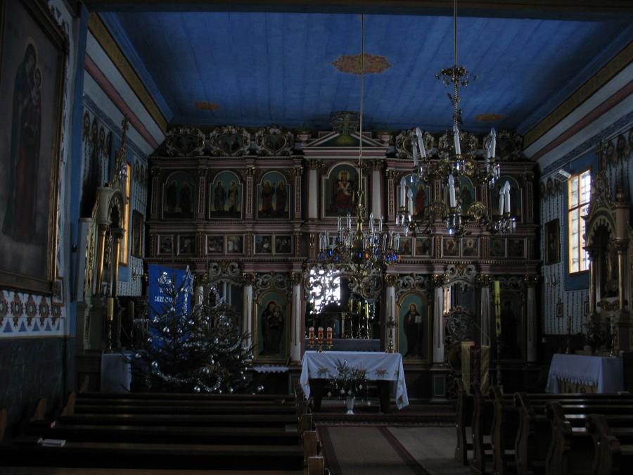 Leluchów - wnętrze cerkwi