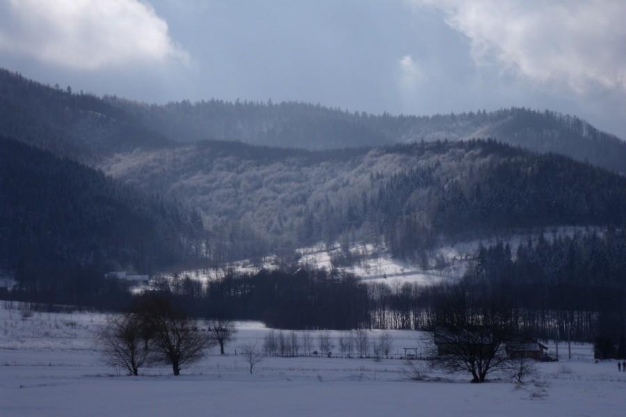 Widoczek z drogi Czaniec - Andrychów